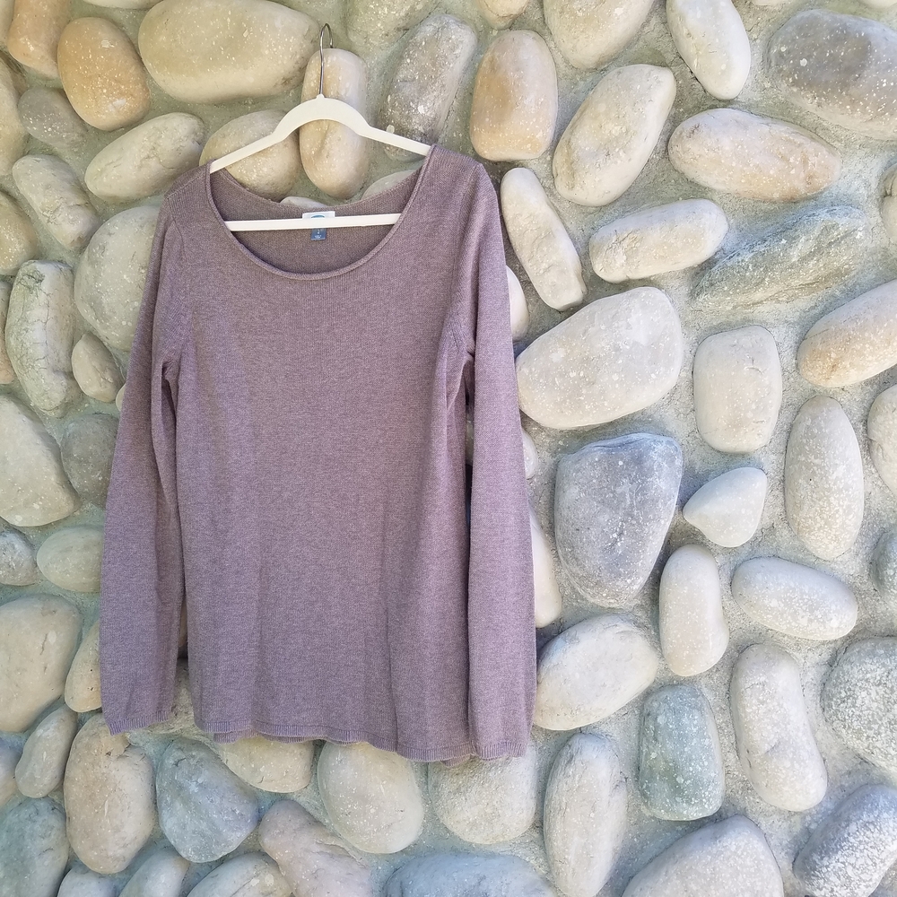 Old Navy Lightweight Autumn Sweater | Fall Pumpkin Patch Ready Great Under Vest!